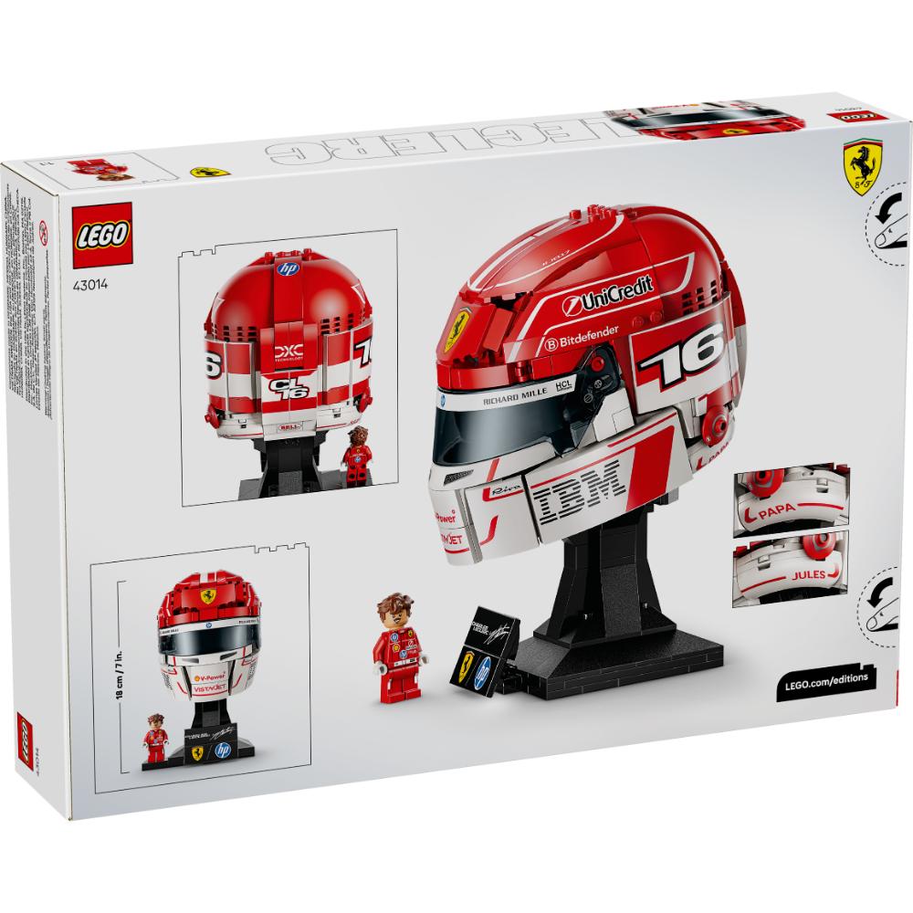 LEGO®Editions: Scuderia Ferrari Hp: Casco De Charles Leclerc (43014)_003
