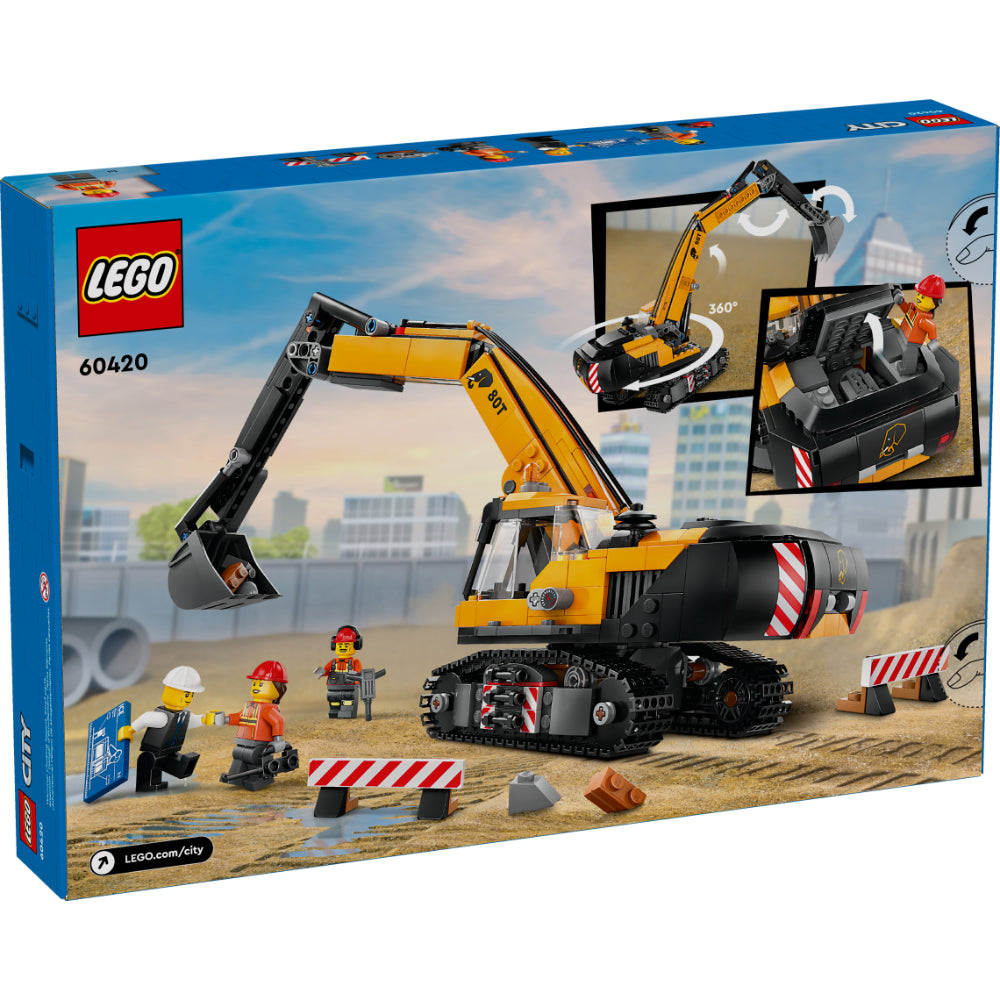 LEGO® City: Excavadora De Obra Amarilla (60420)_003