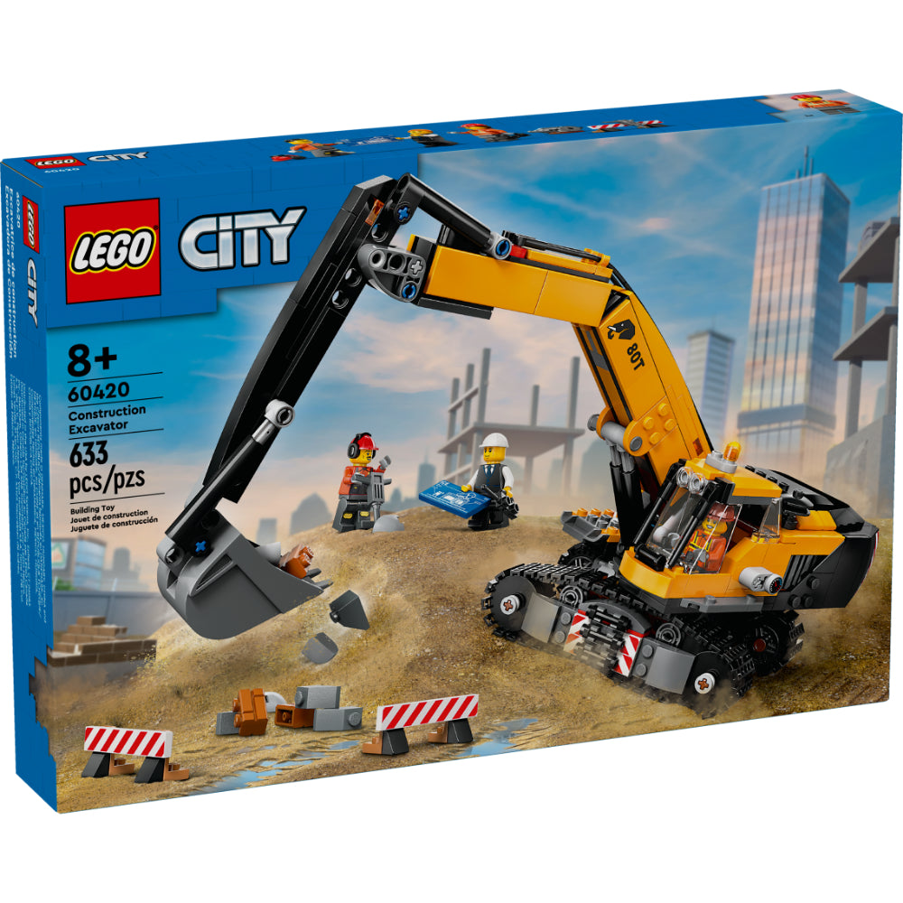 LEGO® City: Excavadora De Obra Amarilla (60420)_001