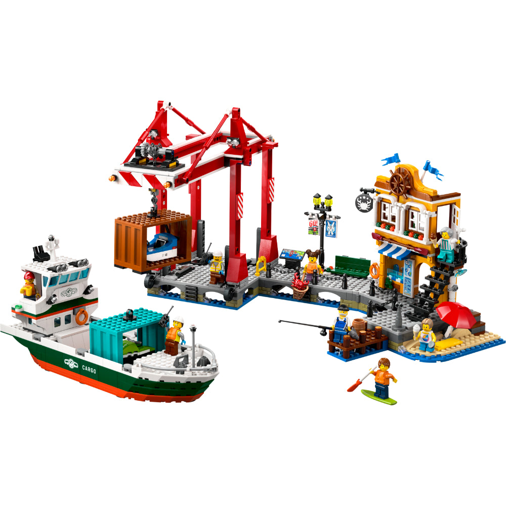 LEGO® City: Puerto Marítimo Con Buque De Mercancías (60422)_002