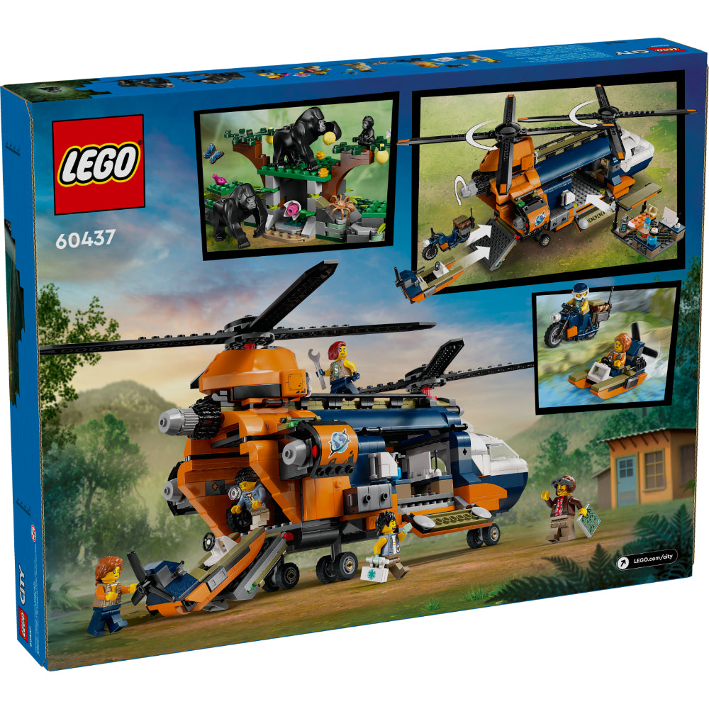 LEGO® City: Exploradores De La Jungla: Helicóptero En Campamento Base (60437)_003