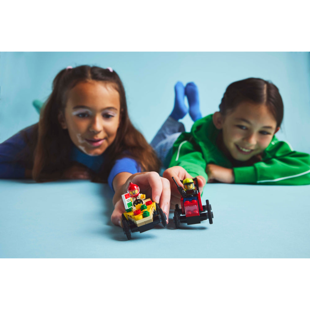 LEGO®City: Pack De Coches De Carreras: Pizza Vs. Camión De Bomberos (60458)_007
