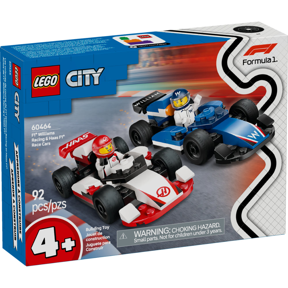 LEGO® City: Coches De F1® Williams Racing Y Haas F1® (60464)_001