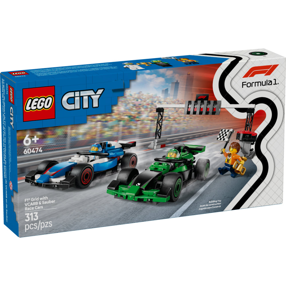 LEGO®City: Parrilla De F1® Con Coches De Carreras Vcarb Y Sauber (60474)_001