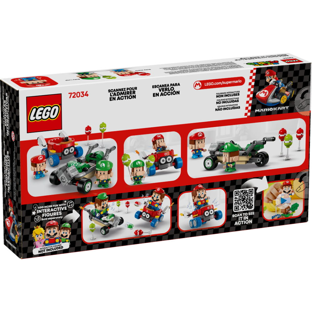 LEGO® Super Mario: Mario Kart™: Bebé Mario Vs. Bebé Luigi (72034)_003