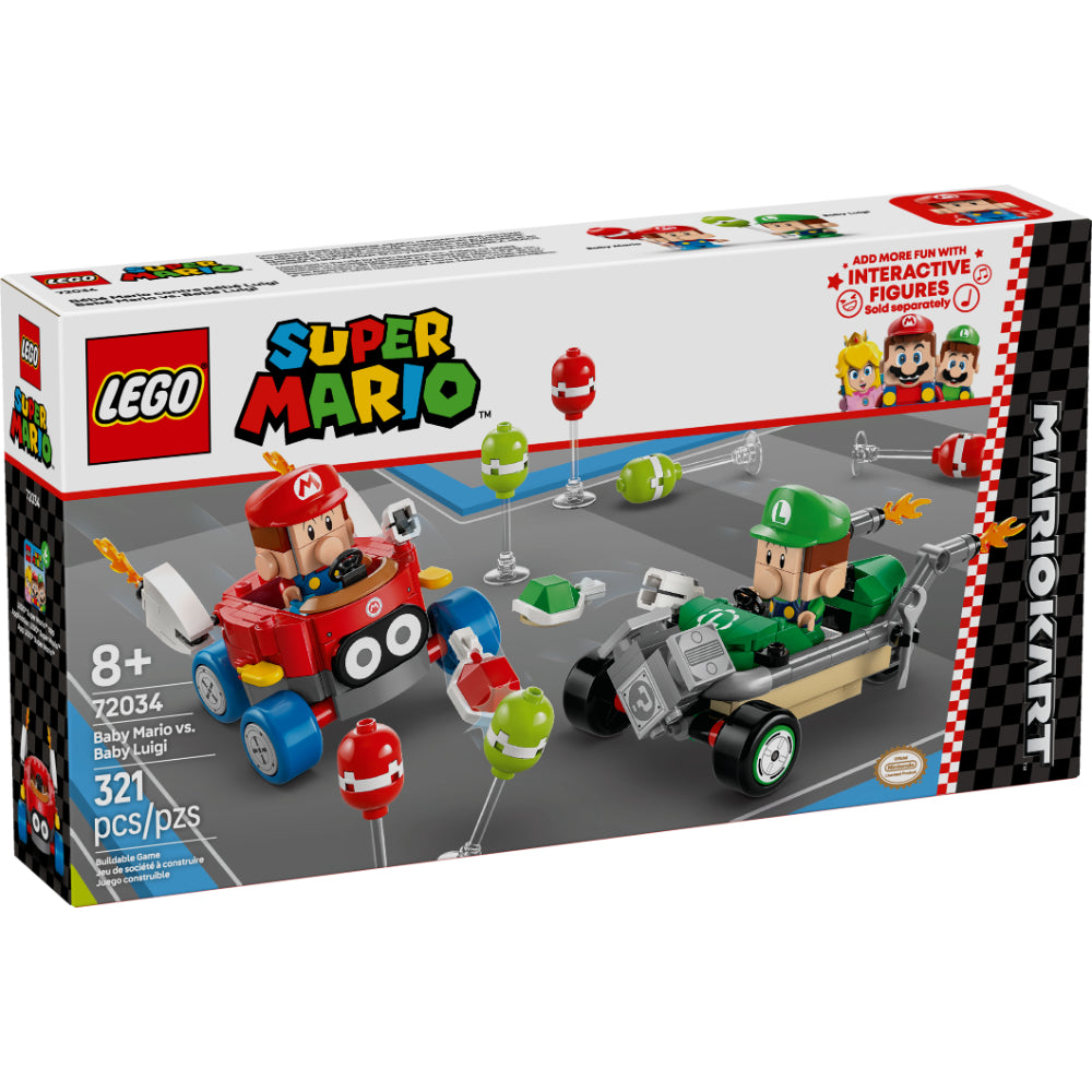 LEGO® Super Mario: Mario Kart™: Bebé Mario Vs. Bebé Luigi (72034)_001
