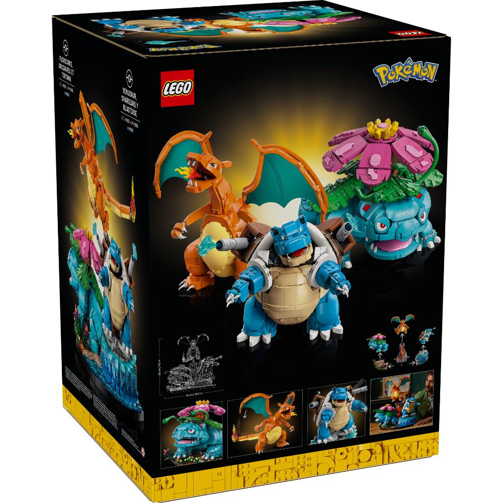 VENUSAUR, CHARIZARD Y BLASTOISE