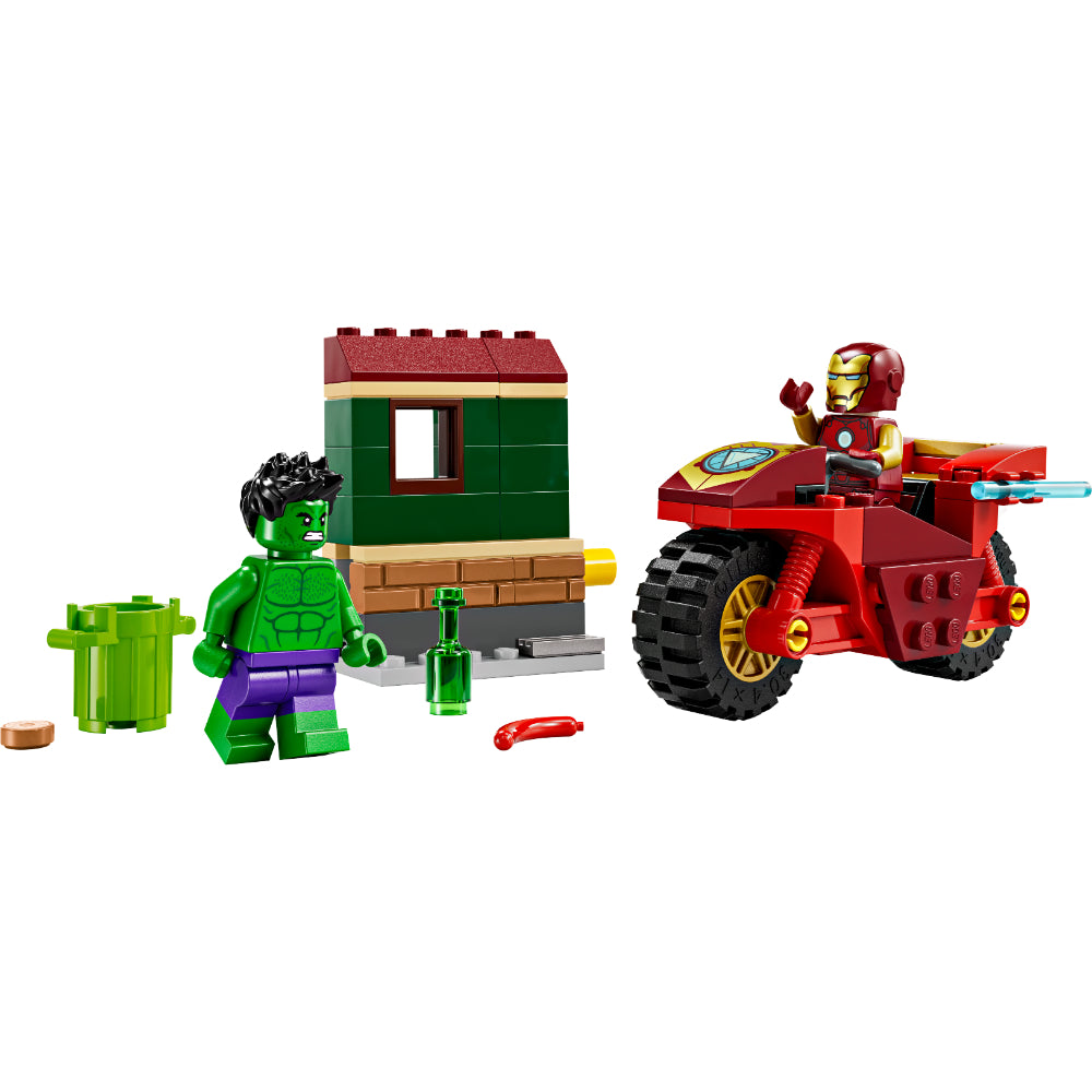 LEGO® Super Heroes: Iron Man Con Moto Y Hulk (76287)_002