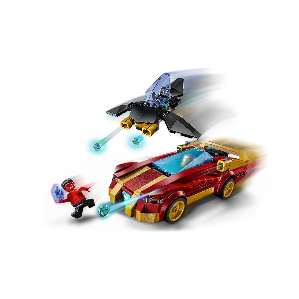 LEGO®Super Heroes: Deportivo de Iron Man y Black Panther vs. Hulk Rojo (76310)_004