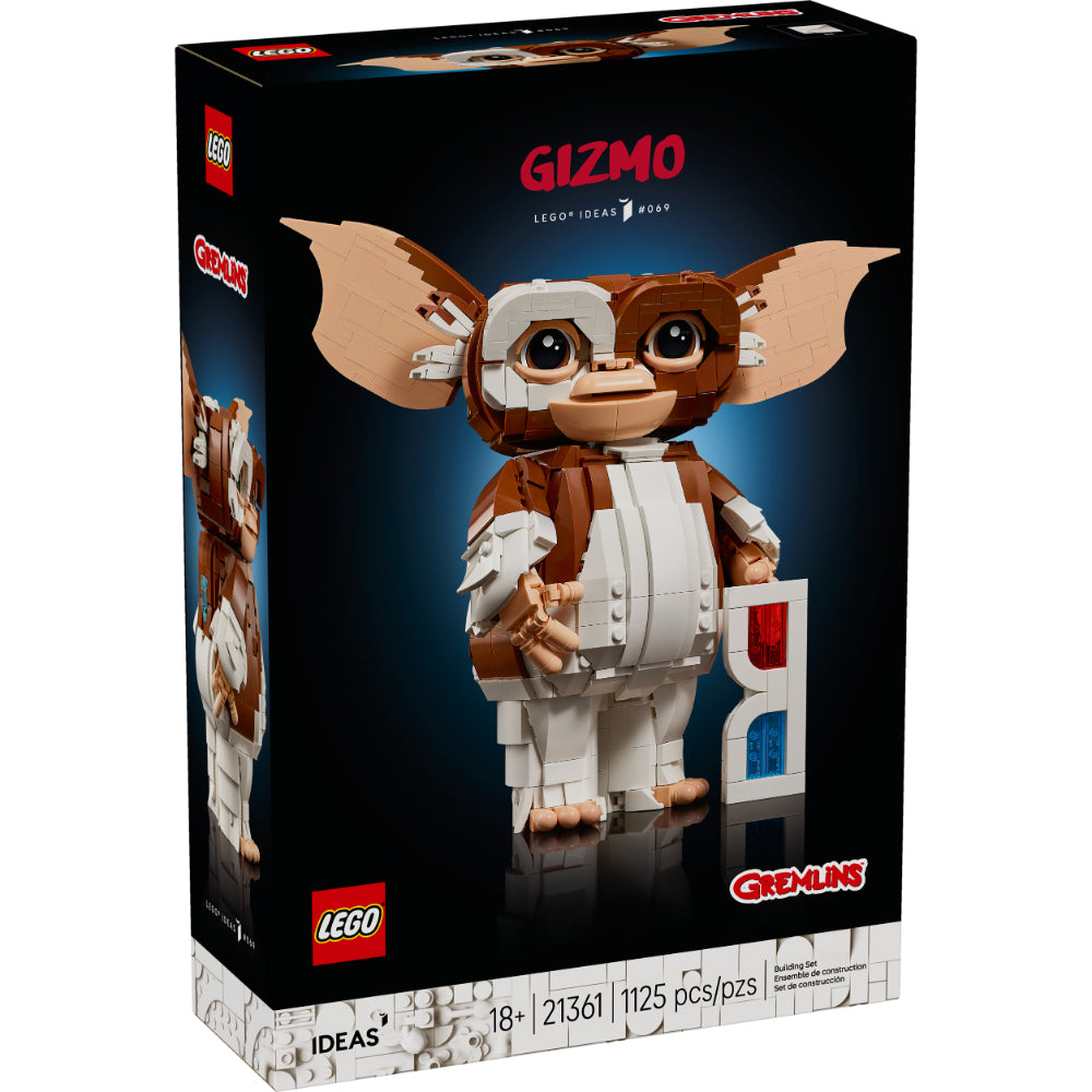 Figura articulada LEGO® Ideas Gizmo de Gremlins™ con accesorios y diseño coleccionable