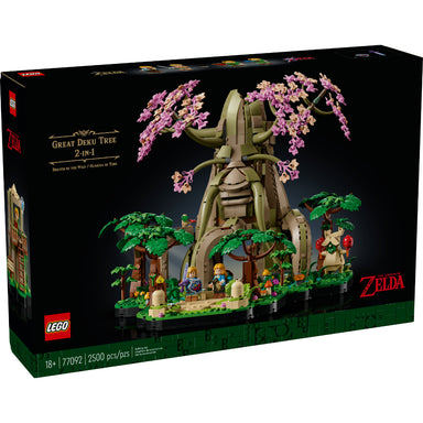 Gran Árbol Deku LEGO The Legend of Zelda 2 en 1 con minifiguras de Link y Zelda