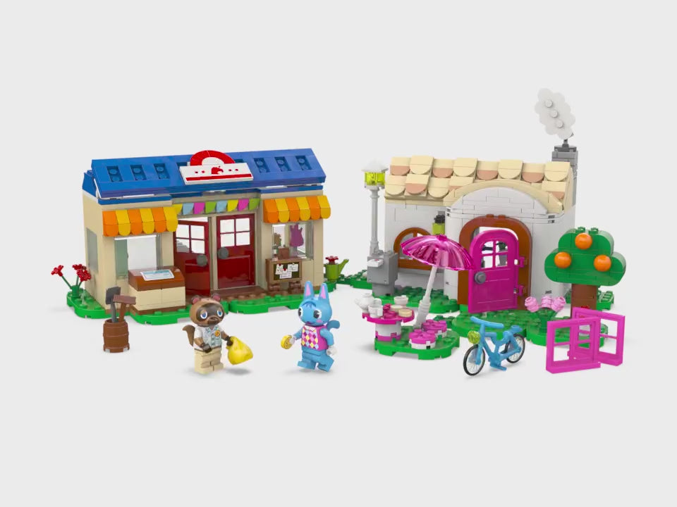 LEGO® Animal Crossing MiniNook y casa de Minina (77050) 
