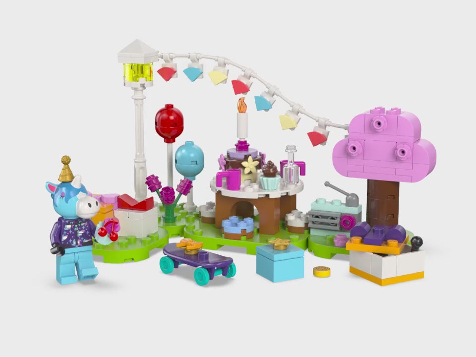 LEGO® Animal Crossing Fiesta de cumpleaños de Azulino (77046) 
