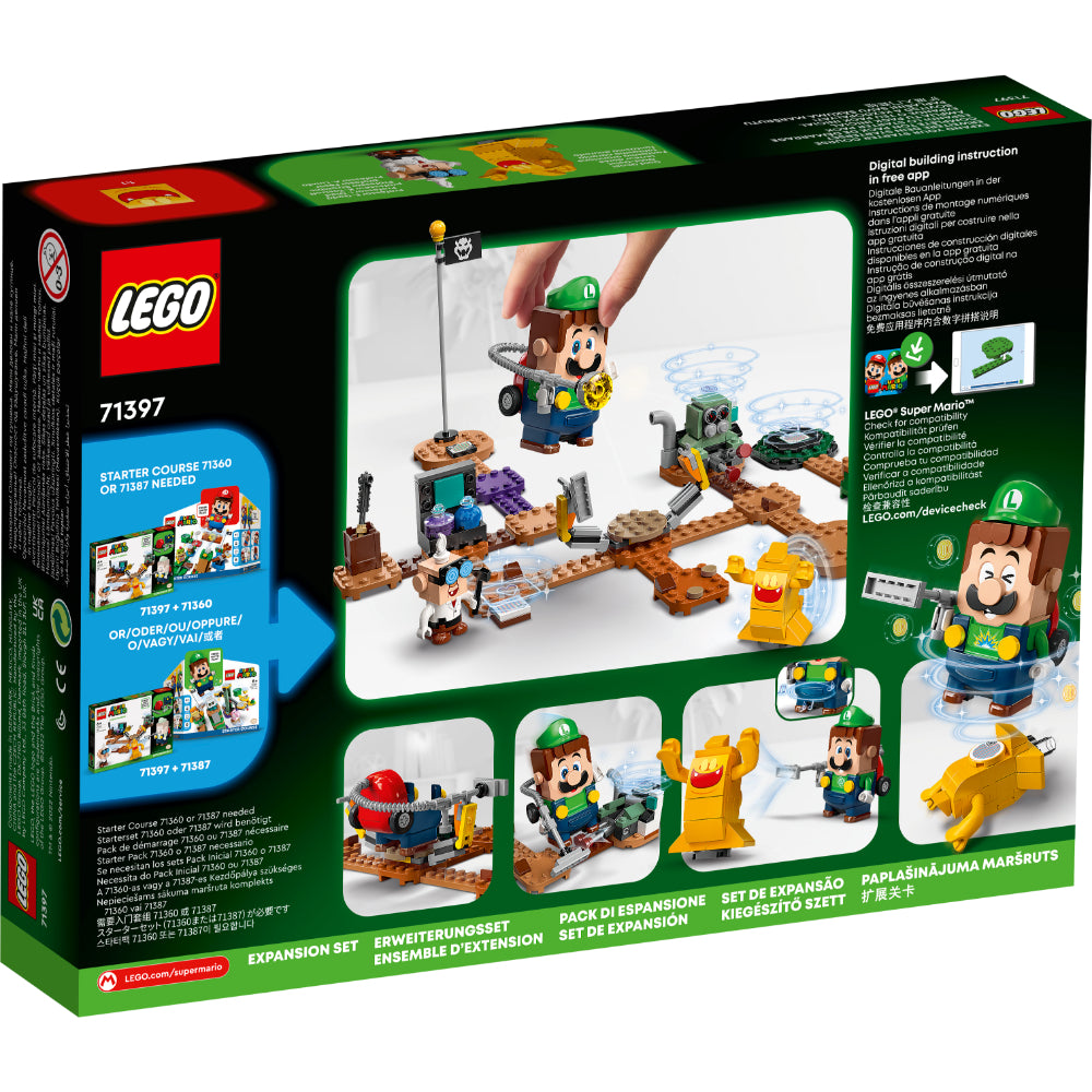 LEGO® Super Mario™ Set de Expansión: Laboratorio y Succionaentes de Luigi’s Mansion™ (71397)