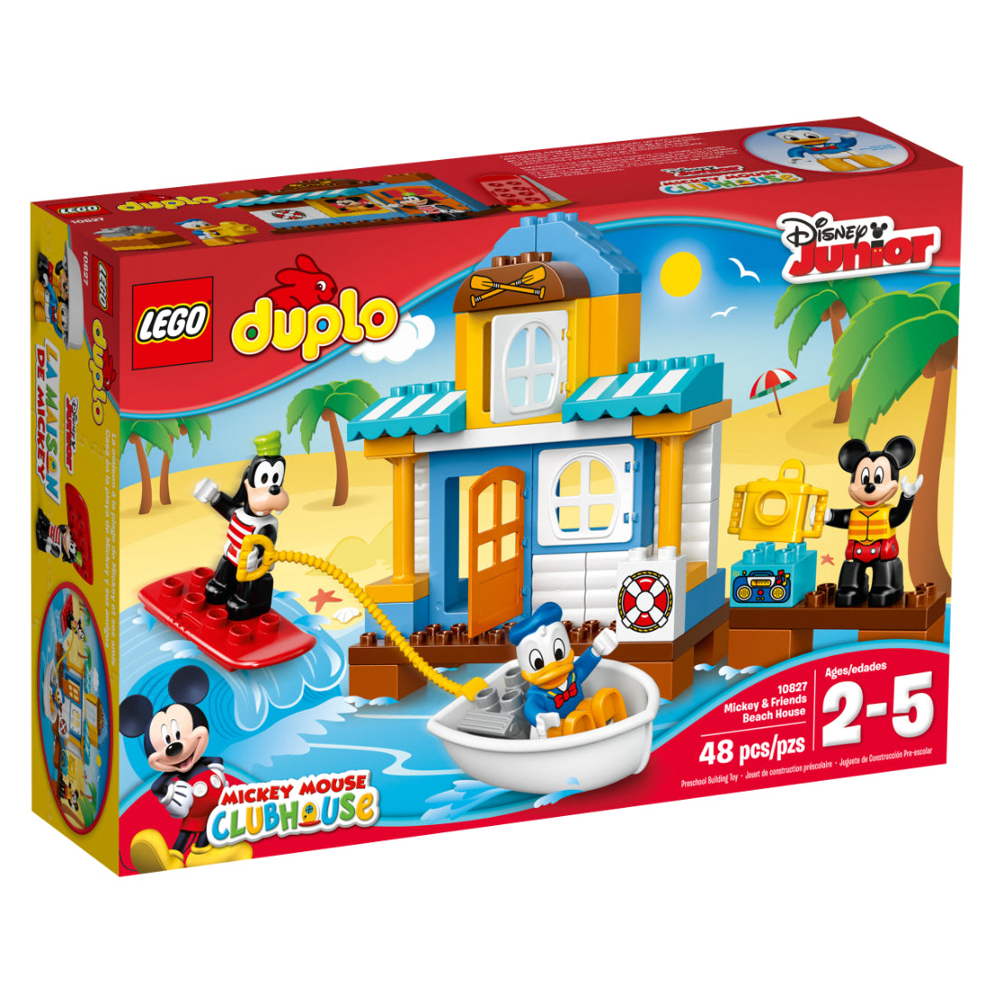 LEGO® DUPLO Casa en la playa de Mickey y sus amigos (10827)