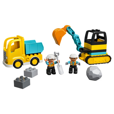 LEGO® DUPLO® Construction: Camión y Excavadora con Orugas (10931)