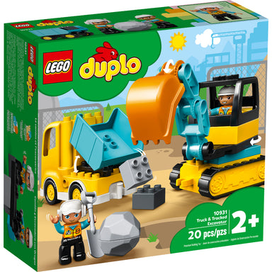 LEGO® DUPLO® Construction: Camión y Excavadora con Orugas (10931)