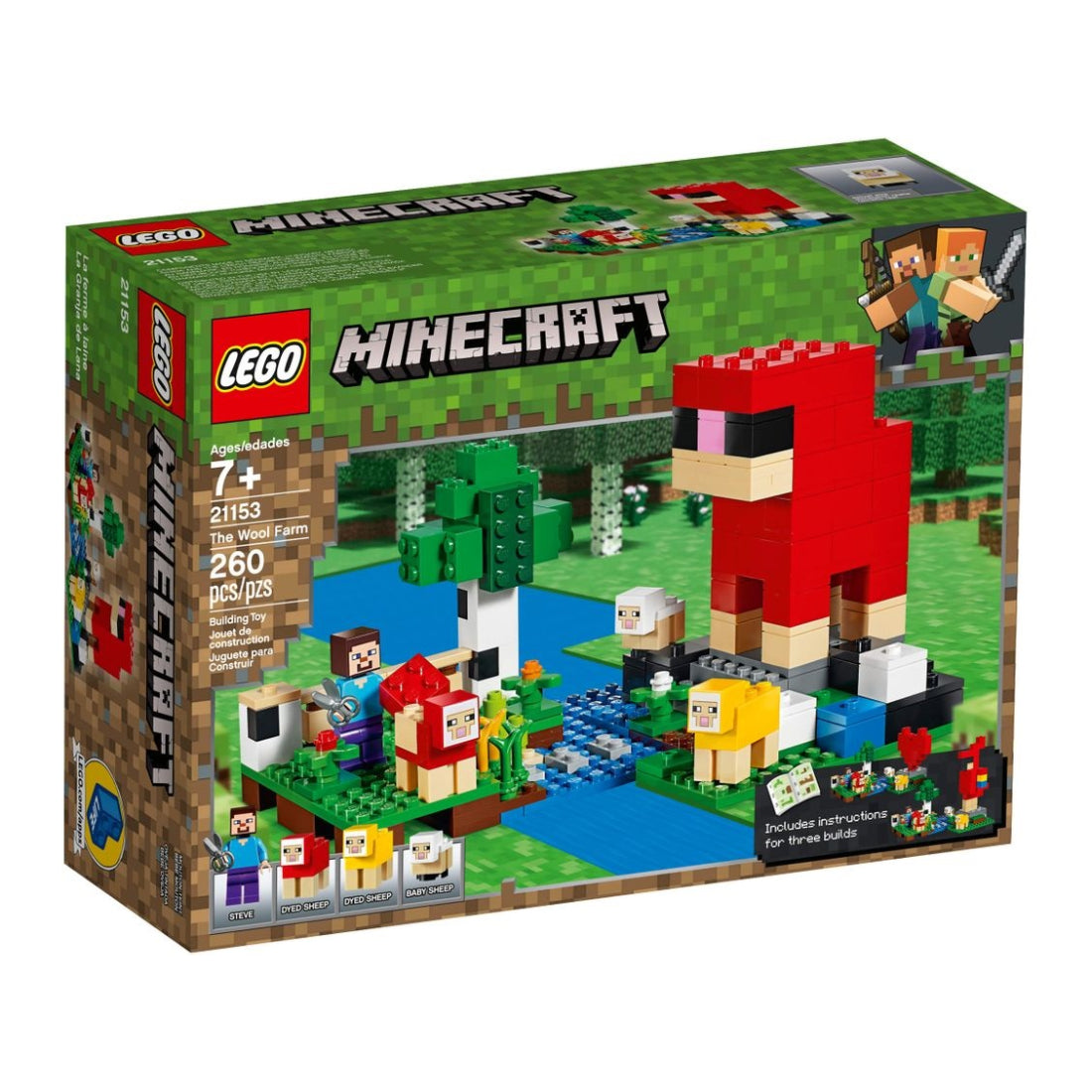 LEGO® Minecraft™ La Granja de Lana (21153)