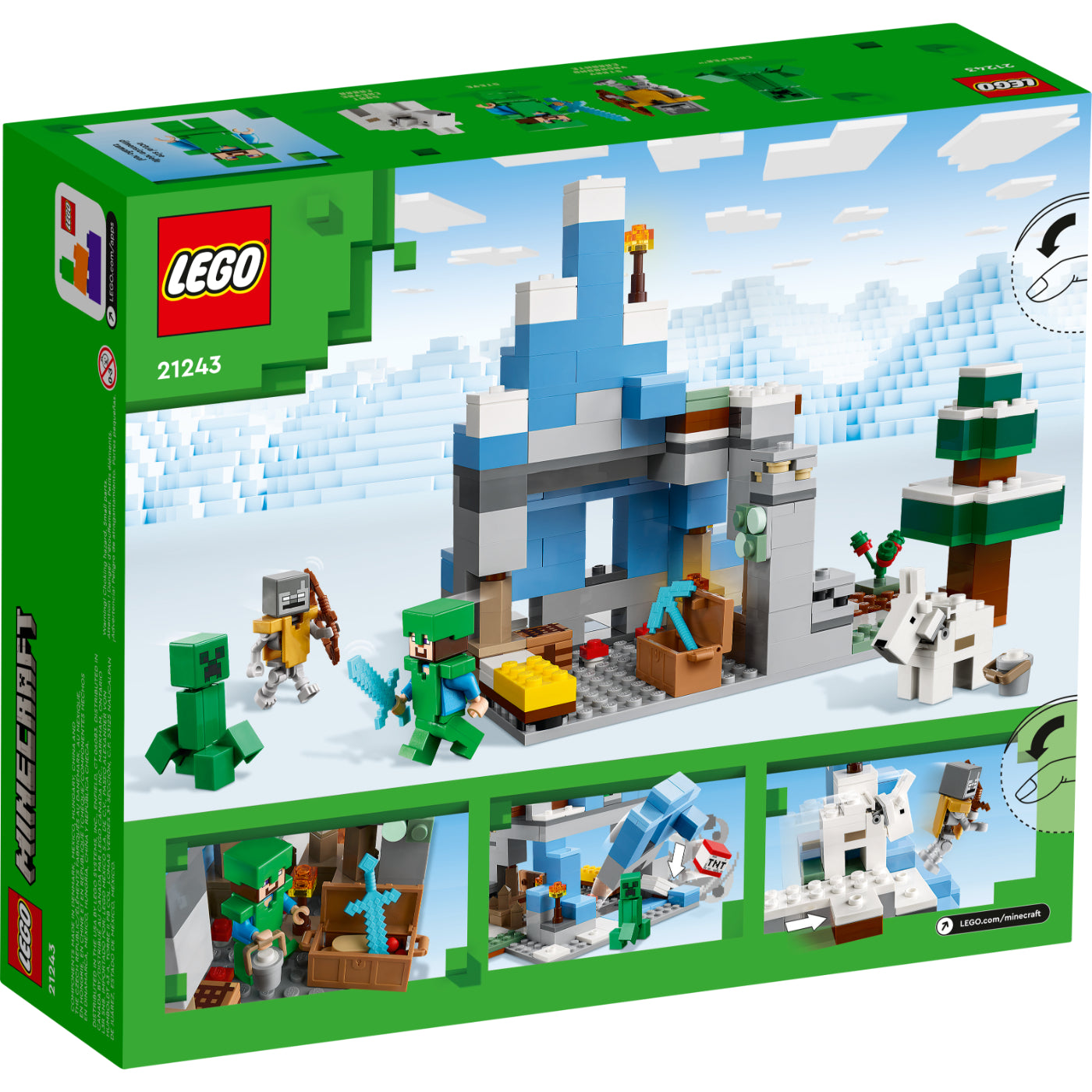 LEGO® Minecraft™ Los Picos De Hielo (21243)