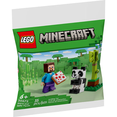 LEGO® Minecraft: Steve Y Panda Bebé (30672)_001