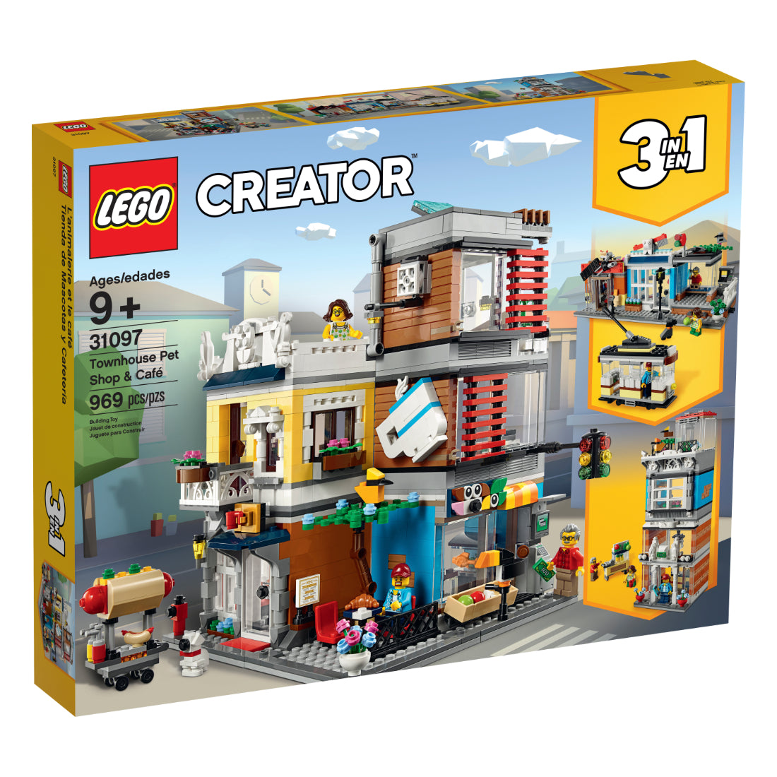 LEGO® Creator 3en1 Tienda de Mascotas y Cafetería (31097)