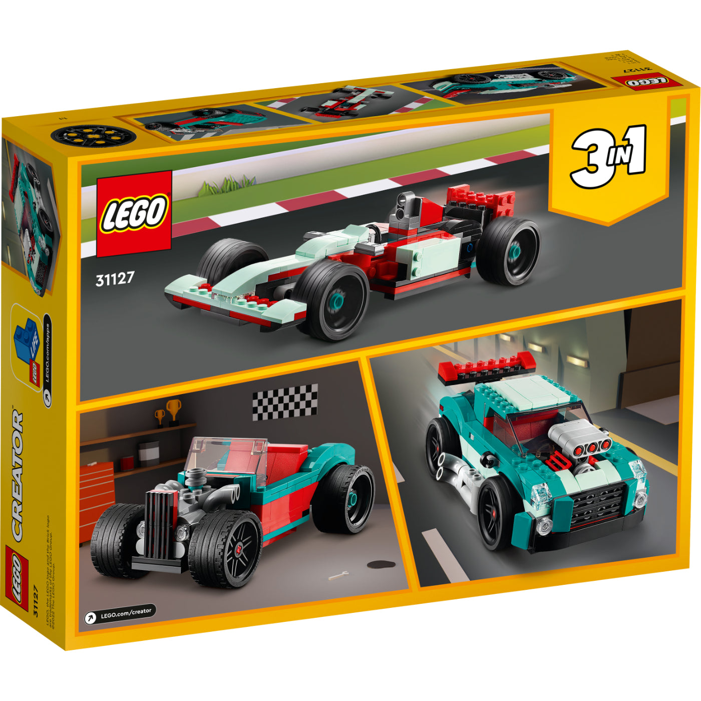 LEGO® Sets 3 en 1 Creator : Deportivo Callejero (31127)