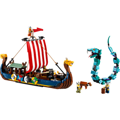 LEGO® Creator Barco Vikingo Y Serpiente Midgard (31132)