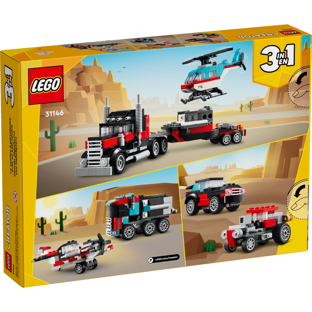 LEGO® Creator: Camión Plataforma Con Helicóptero (31146)_003