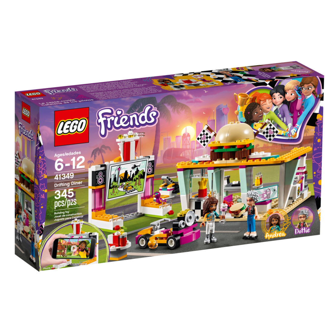 LEGO® Friends Cafetería de pilotos (41349)