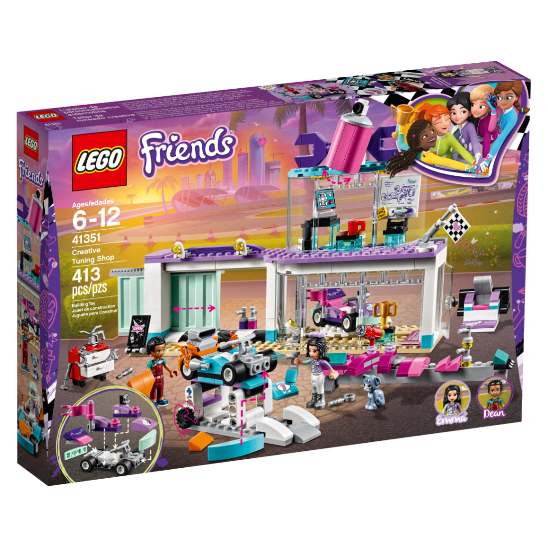 LEGO® Friends Taller de tuneo creativo (41351)
