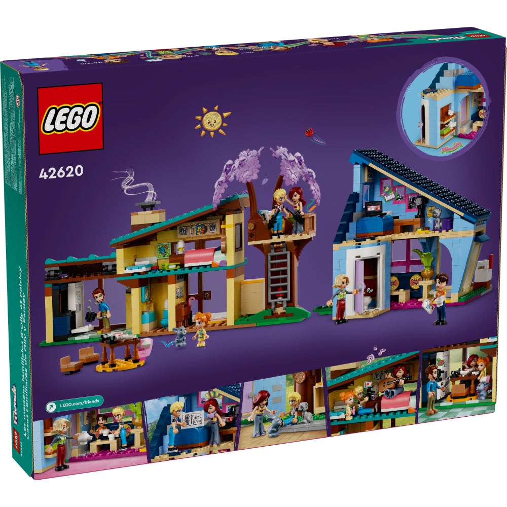 LEGO® Friends Casas Familiares de Olly y Paisley (42620)_003