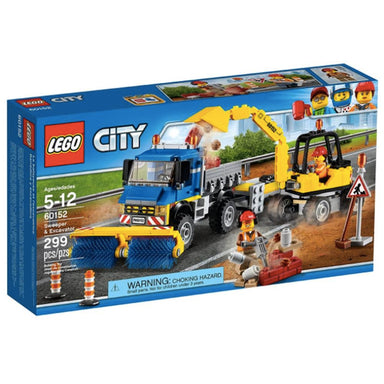 LEGO® City Barredora y excavadora (60152)