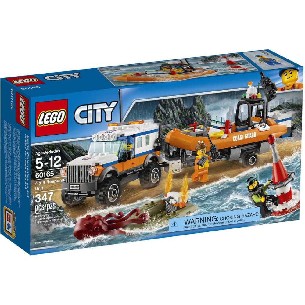 LEGO® City y su Unidad de respuesta 4x4 (60165)