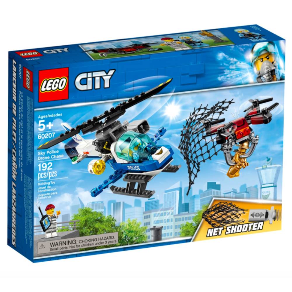 LEGO® City Policía Aérea Persecución de Dron (60207)