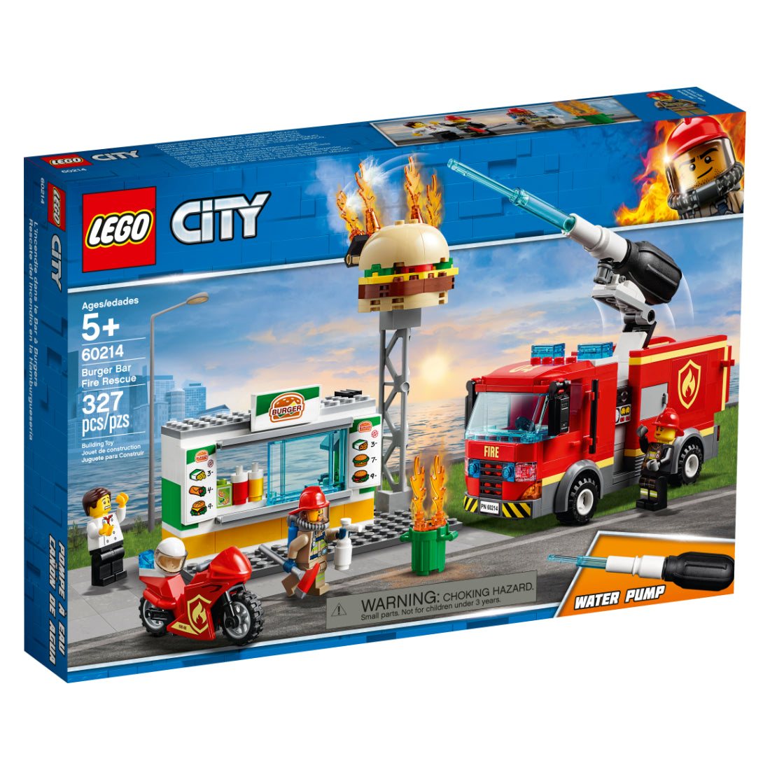 LEGO® City Rescate de Incendio en a Hamburguesería (60214)