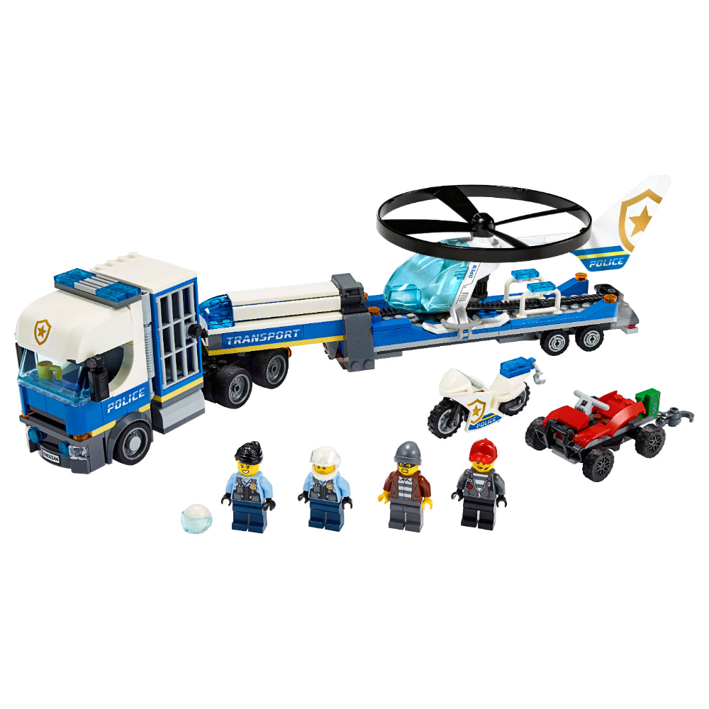 LEGO® City Policía Camión de Transporte del Helicóptero (60244)