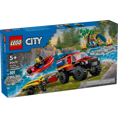 LEGO® City Camión de Bomberos 4x4 con Barco de Rescate (60412)_001