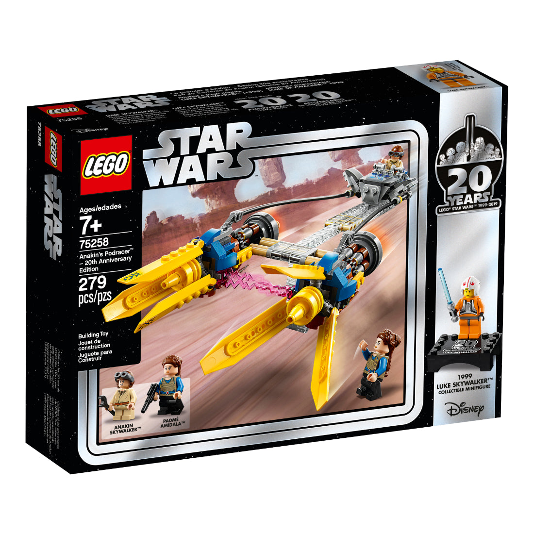 LEGO® Star Wars™ Pod de Carreras de Anakin (Edición 20 Aniversario) (75258)