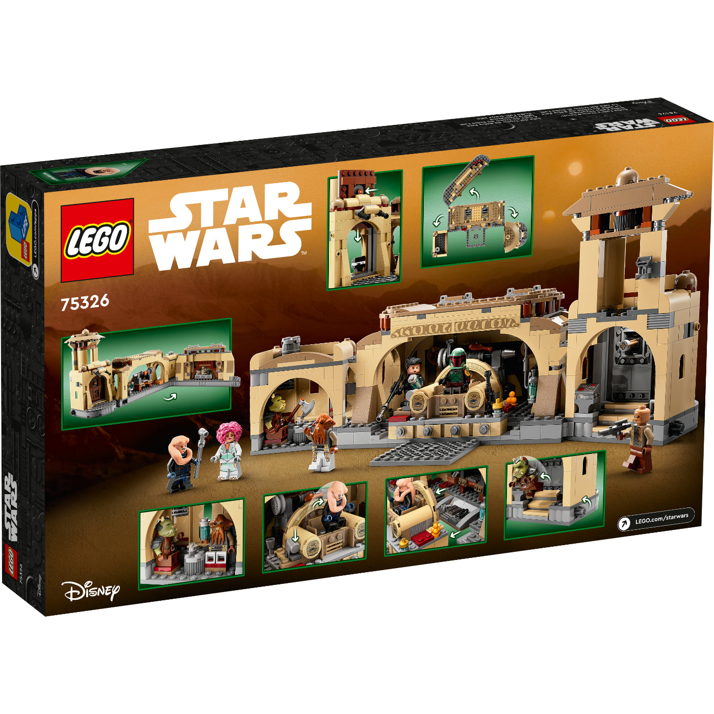 LEGO® Star Wars™ : Sala del Trono de Boba Fett (75326)