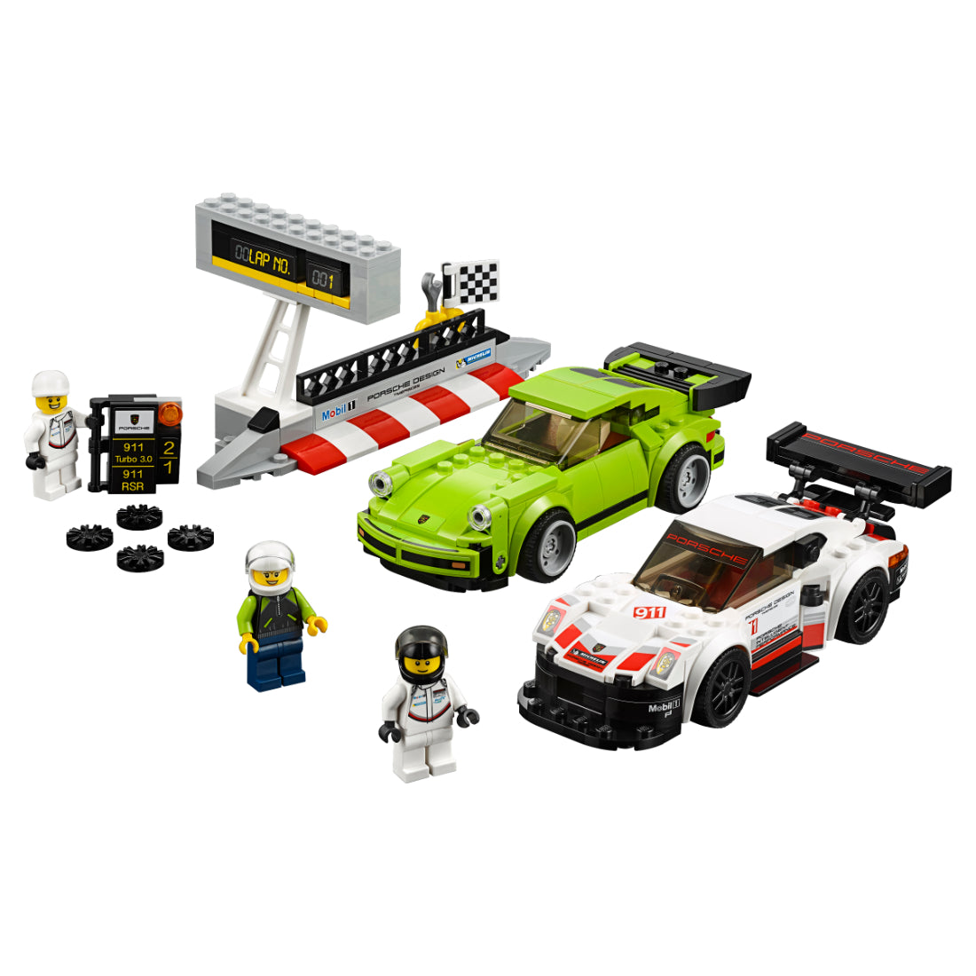 LEGO® Speed Champions Porsche 911 RSR y 911 Turbo 3.0 (75888)