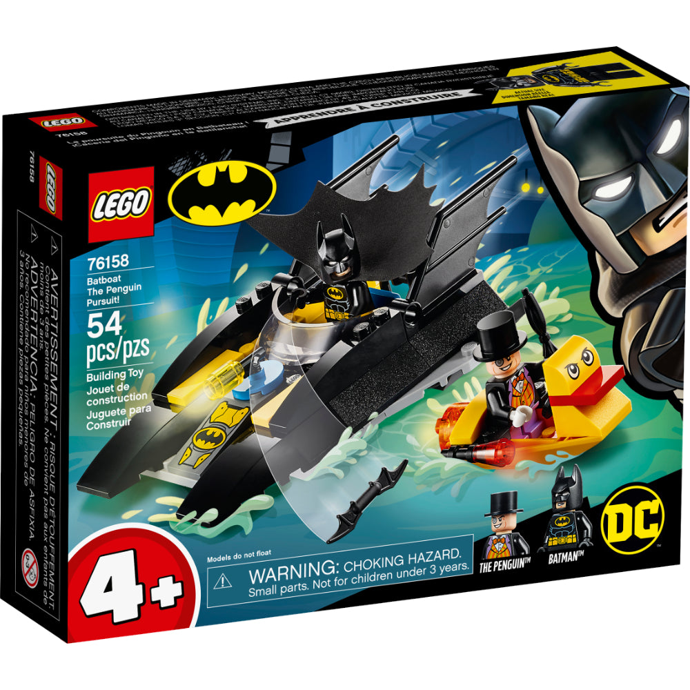 LEGO® DC ¡Cacería del Pingüino en la Batilancha! (76158)