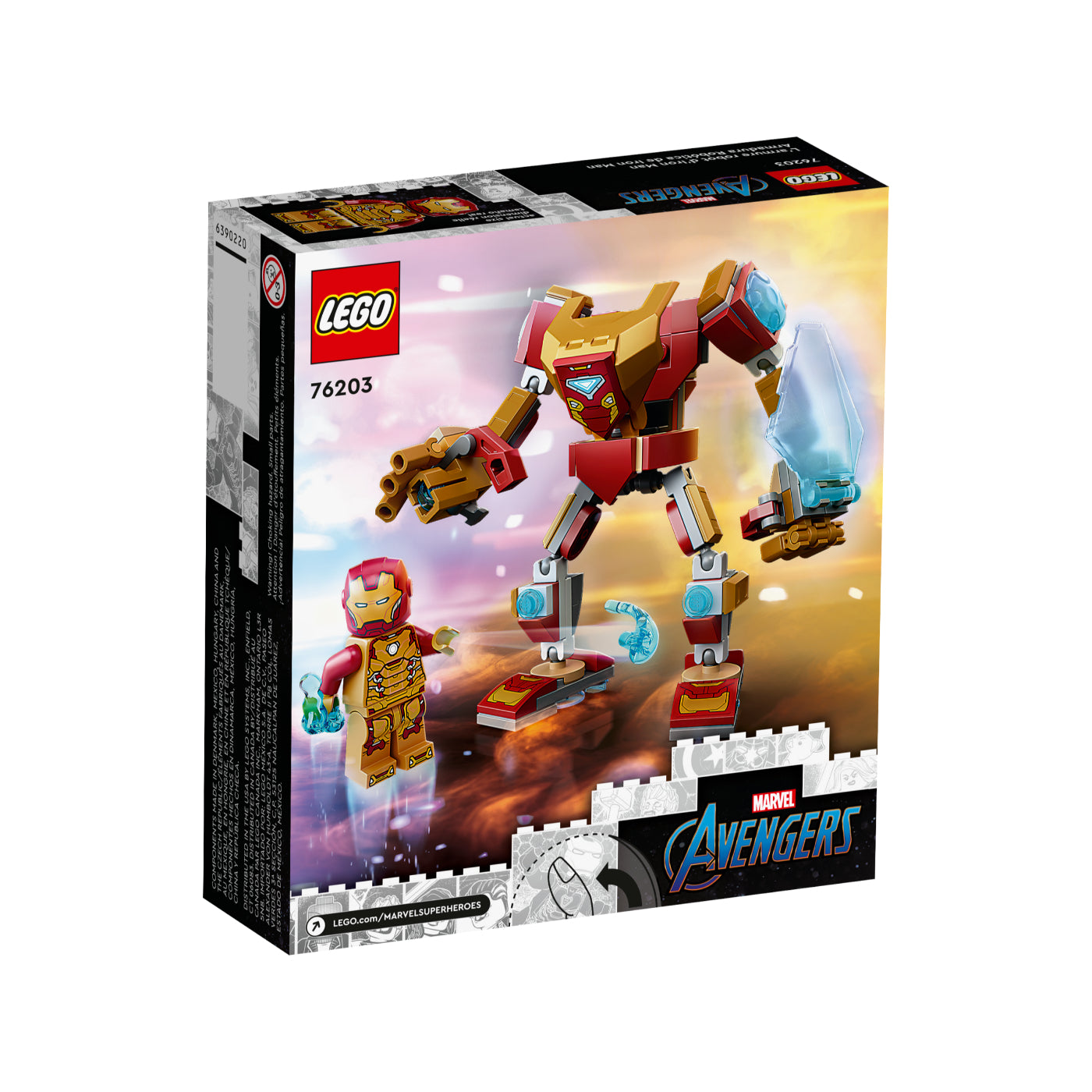 LEGO® Marvel Sh Armadura Robótica de Iron Man (76203)