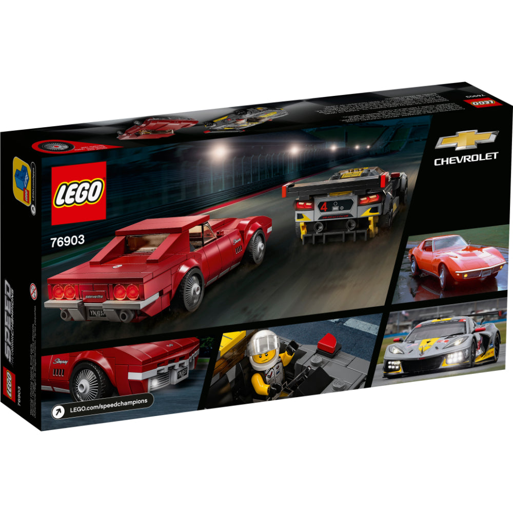 LEGO® Speed Champions Deportivo Chevrolet Corvette C8.R Y Chevrolet Corvette De 1968_003