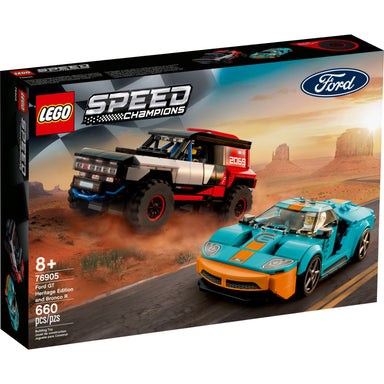 LEGO® Speed Champions: Ford GT Heritage Edition y Bronco R(76905)_001